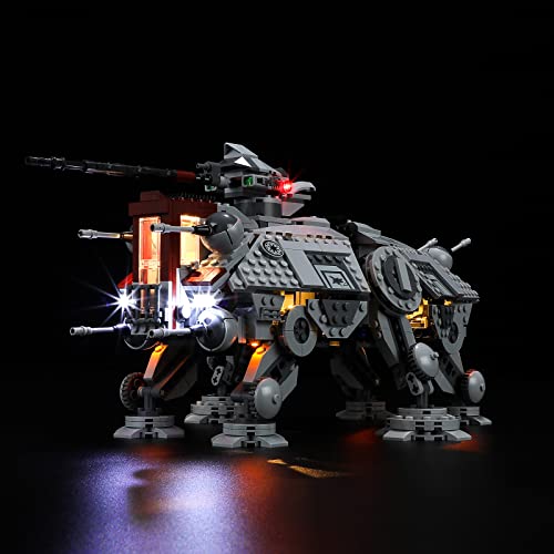 GEAMENT LED Licht-Set Kompatibel mit Lego at-TE Walker - Beleuchtungsset für Star Wars 75337 Baumodell (Modell-Set Nicht enthalten) von GEAMENT