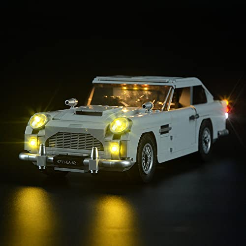 GEAMENT LED-Licht-Set für Creator Expert James Bond Aston Martin DB5 - Kompatibel mit Lego 10262 Baumodell (Modell-Set Nicht enthalten) von GEAMENT