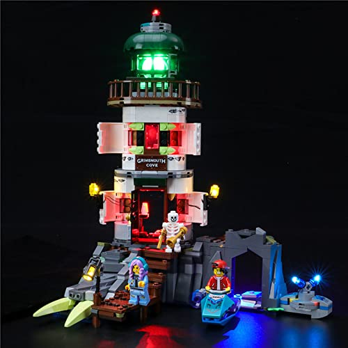 GEAMENT Licht-Set Kompatibel mit Lego Der Leuchtturm der Dunkelheit (The Lighthouse of Darkness) - Beleuchtungsset für Hidden Side 70431 (Modell-Set Nicht enthalten) von GEAMENT