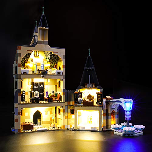 GEAMENT Lichtset für Harry Potter Hogwarts Uhrenturm (Hogwarts Clock Tower) Bausteine Modell kompatibel mit 75948 (Modell-Set Nicht enthalten) von GEAMENT