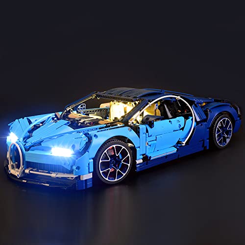 GEAMENT Verbesserte Version LED-Licht-Set für Technic Bugatti Chiron – Kompatibel mit Lego 42083 Race Car Building Model (Modell-Set Nicht enthalten) von GEAMENT