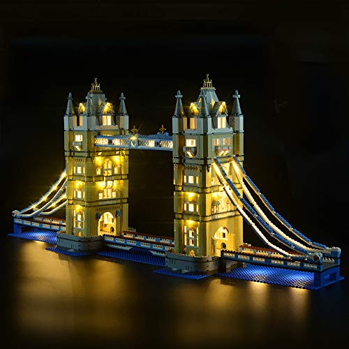 GEAMENT Verbesserte Version Licht-Set für London Tower Bridge – kompatibel mit Creator 10214 Baustein-Modell (Modell-Set Nicht enthalten) von GEAMENT