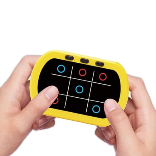 Handheld-Puzzlespielkonsole – Kompakter Puzzlespiel-Player | Handheld-Logikspielgerät, Spielzeug zum Stressabbau, Brettspiele | Lustiges Schachbrett-Spielzeug zum Stressabbau für Kinder und Erwachsene von GEBBEM