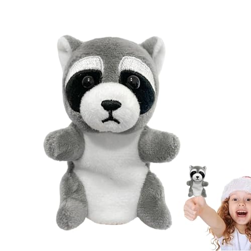 Handpuppen für Kinder,Plüsch-Handpuppen,Weiche Tier-Panda-Handpuppen | Realistisches Handspielzeug, interaktives Fingerpuppenspielzeug für Kinder, Kleinkinder, und Mädchen von GEBBEM