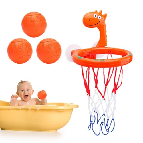 Basketballkorb - Basketballkorb mit Saugnapf | Basketballkorb für Kinder im Innenbereich - Basketballkorb-Set und lustige Bälle 4 Stück | Interaktives Spielzeug für Kinder ab von GEDOX