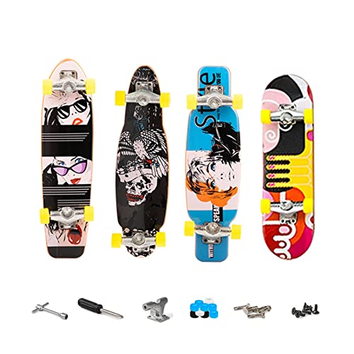 GEDOX Finger-Skateboard, Fingerspielzeug, Skateboard für Anfänger, Fingersport, Fingerspitzen-Skateboard, kreatives -Skateboard von GEDOX