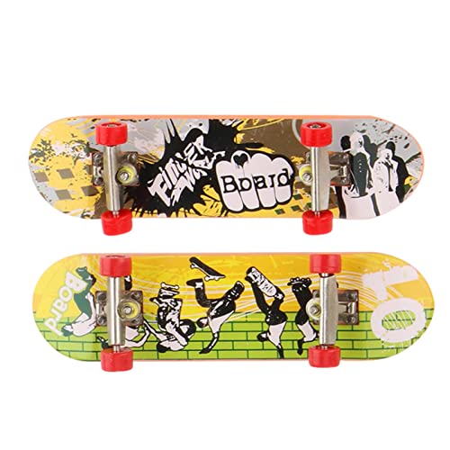 GEDOX Fingerboard,Fingerboard,Fingerspielzeug,Skateboard für Anfänger,Fingersport Skateboard,Fingerspitzen-Bewegung-Skateboard,Kreative Skateboard,Skateboard von d von GEDOX