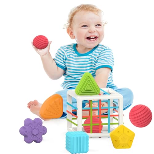 GEMKARRY Sensorisches Baby Spielzeug 12–18 Monate, Montessori Baby Spielzeug ab 1 Jahr Motorikspielzeug Feinmotorik Aktivitäts Spielzeug Geschenke für Kleinkinder 18 Monate+ Jungen oder Mädchen von GEMKARRY