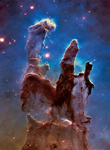 Pillars of Creation Galaxy – ZZ 1000-teiliges Papier Puzzle – Familien-Gehirn-Herausforderungspuzzle für Erwachsene von GEMSUM