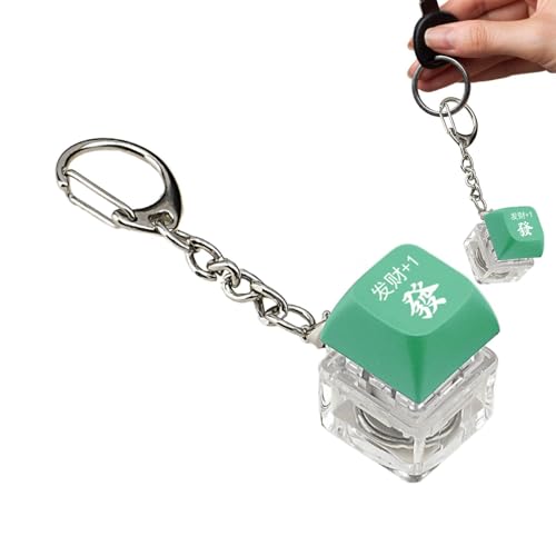 Spielzeug für unruhige Tastatur | Fidget Keyboard Keychain | Spielzeug Fidget Clicker Tastatur | Fidget Clicker Tastatur | Fidget Key Cap Toy für die Zeit des Verzehrs bei Dekompression von GENERIC