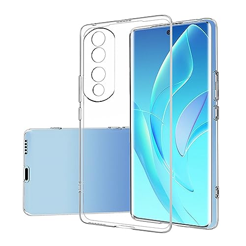 Transparente Schutzhülle für Honor 80 5G, 【Vergilbungsfrei】Dünne Schutzhülle, stoßfest, kratzfest, transparente Rückseite aus weichem TPU-Silikon, transparent von GENTAW