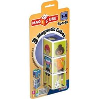 GEOMAG 8400138 MAGICUBE Blister 3 cubes Sports von GEOMAG