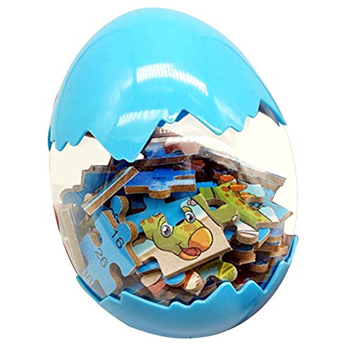 GERALD 60 StüCk 3D Dinosaurier Puzzle Puzzle mit Dinosaurier Eier Spielzeug Papier Puzzles Lern Spielzeug Random Style von GERALD