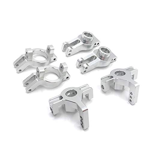 GERALD Upgrade ZubehöR Kit Lenkbecher für 12402-A 12401 12402 12403 12404 12409 1/12 RC Autoteile, Silber von GERALD