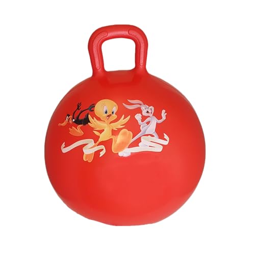 Looney Tunes Space Hopper Red: Bouncing Fun for Kids - Durable and Safe Inflatable - Ideal Indoor and Outdoor Play for Active Children - Officially Licensed Warner Bros. Merchandise von GERARDO'S