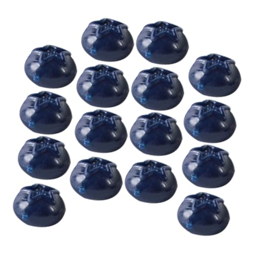 50 Stück Simulation Heidelbeere Gefälschte Plastikfrüchte Simulation Blaubeermodell Künstliche Heidelbeeren Lebendige Heidelbeer-Requisiten Dekorative Künstliche Früchte PVC GETAJGHSD von GETAJGHSD