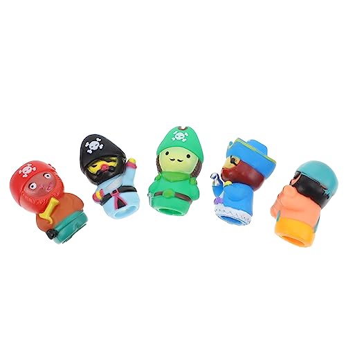 GETAJGHSD 1 Satz Piratenfigur Pädagogisches Kinderspielzeug Handpuppen Für Babys Spielzeug Für Babypuppen Fingerspielzeug Für Piraten Puppenspielsets Babyanzüge Mini-Spielzeug Vinyl von GETAJGHSD