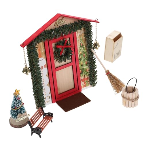 GETAJGHSD 1 Set Miniatur Partygeschenke, Weihnachtsdekor, Miniatur Geschenkboxen, Mini Hausspielzeug Für Kinder, Miniatur Weihnachtsbaum, Partyzubehör, Puppenhaus Ornamente, Puppenhaus von GETAJGHSD