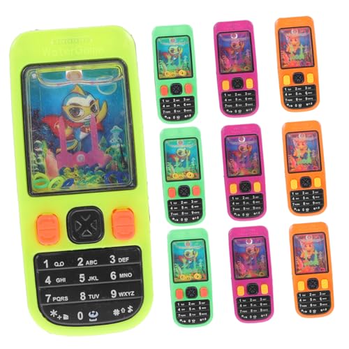 GETAJGHSD 10 Stück Handy Ring Wassermaschine Klassisches Spielzeug Handy Für Kinder Geburtstagsparty Gastgeschenke Kindertelefone Kinder Partygeschenke Kinderspielzeug Wasserring von GETAJGHSD