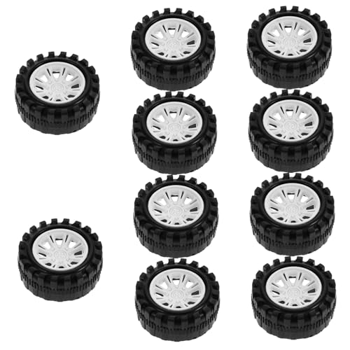 GETAJGHSD 10 Stück Teiliges Kunststoff Spielzeugräder mit für Rc Auto und Modellbau Langlebige Formstabile Reifen mit Gutem Griff Vielseitig Einsetzbar für Bastel und Offroad GETAJGHSD 10 Stück Teiliges Kunststoff Spielzeugräder mit für Rc Auto und Modellbau Langlebige Formstabile Reifen mit Gutem Griff Vielseitig Einsetzbar für Bastel und Offroad von GETAJGHSD