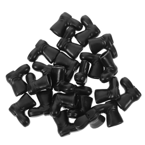 GETAJGHSD 100 Stück Teiliges Mini Weihnachtsmann Stiefel Traditionelle Schwarze Miniatur Deko für Puppenhaus DIY Weihnachtsbastelprojekte Charmante Tisch und Wohnraumdekoration Portable GETAJGHSD 100 Stück Teiliges Mini Weihnachtsmann Stiefel Traditionelle Schwarze Miniatur Deko für Puppenhaus DIY Weihnachtsbastelprojekte Charmante Tisch und Wohnraumdekoration Portable von GETAJGHSD