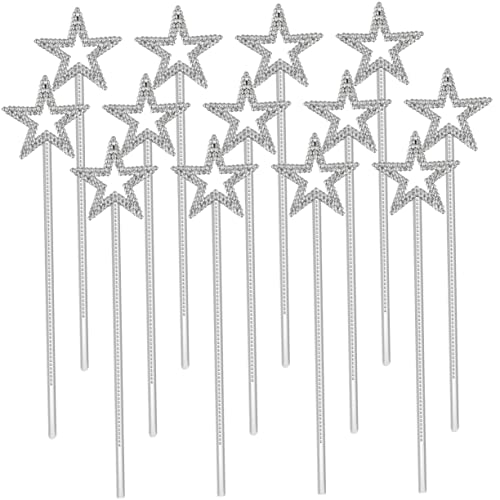 GETAJGHSD 12 Stück Handheld Feenstäbe Sternform Elegante Zauberstäbe für Kostümpartys Cosplay und Aufführungen Kinderfreundliche Spielzeuge aus Hochwertigem Kunststoff GETAJGHSD 12 Stück Handheld Feenstäbe Sternform Elegante Zauberstäbe für Kostümpartys Cosplay und Aufführungen Kinderfreundliche Spielzeuge aus Hochwertigem Kunststoff von GETAJGHSD
