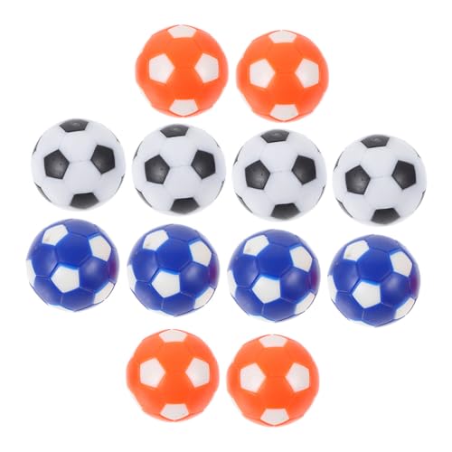 GETAJGHSD 12 Stück Mini Tischfußballmaschine Kinderfußball Mini Fußball Kinderfußballbälle Fußballkarten Tischfußball Tischfußball Ersatz Tischfußball Zubehör Tischfußball Zubehör von GETAJGHSD