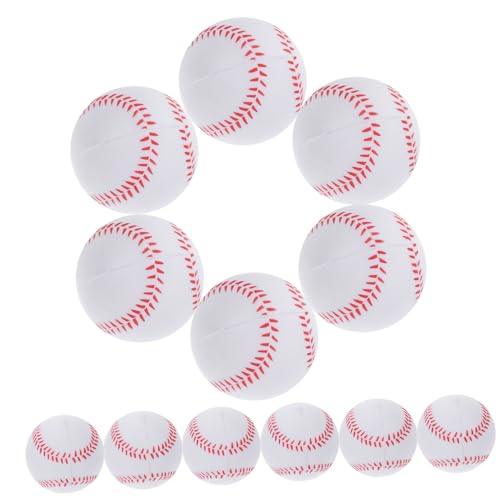 GETAJGHSD 12 Stück Schwamm Baseball, Flexible Pu Baseballs, Lustiger Ball, Spielzeug Baseballball, Kleinkind, Das Baseballs Jagt, Training, Kleiner Baseball, Wettkampf Baseballs, Spielball, von GETAJGHSD