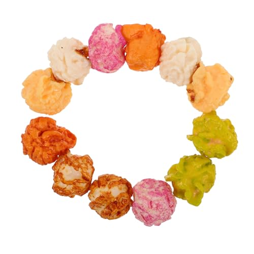 GETAJGHSD 12st Popcorn-Modell Partygeschenke Lebensmittel-wohnkultur Popcorn-Rollenspiel Küchendekoration Künstliches Popcorn Künstliches Essen Lebensmittelmodelle Mini-Essen Plastik von GETAJGHSD