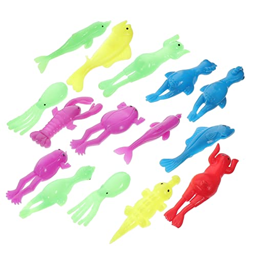 GETAJGHSD 15 Stück Teiliges Witziger Finger Spielzeuge Spritzige Tiere für Kinderpartys Sicheres und Geruchloses aus TPR Fördert Partyspaß GETAJGHSD 15 Stück Teiliges Witziger Finger Spielzeuge Spritzige Tiere für Kinderpartys Sicheres und Geruchloses aus TPR Fördert Partyspaß von GETAJGHSD