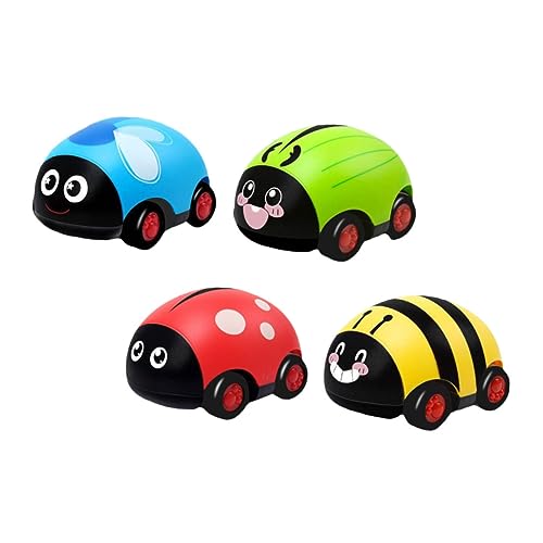 GETAJGHSD 16 STK Marienkäfer Ziehen Auto Zurück Marienkäfer Zieht Auto Zurück Autospielzeug Für Spielzeug in Form Eines Cartoon-marienkäfers Tierspielzeug Mini-spielzeugauto Abs von GETAJGHSD