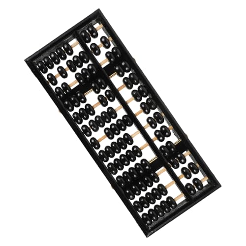 GETAJGHSD 1Stk Abakus Mathezähler für Perlen lehrreich Stange holzspielzeug taschenrechner Lernspielzeug für Rechenhilfe Mathe-Lernwerkzeug hölzern Black von GETAJGHSD