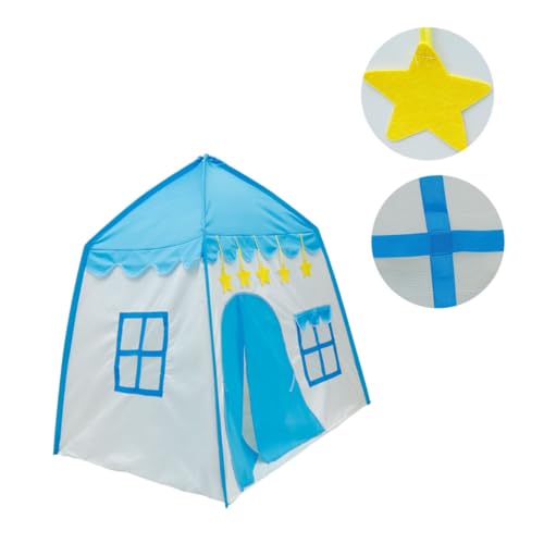 GETAJGHSD 1Stk Kinderzelt Babyspielhaus Tent Kinder zelte Outdoor-Spielzeug für Jungen Zelt für Jungen und Mädchen großes spielhaus für mädchen Kinder spielhaus Oxford-Stoff Blue von GETAJGHSD