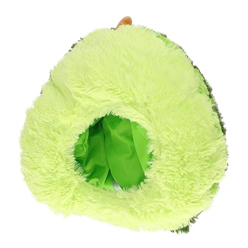 GETAJGHSD 1stk Avocado-kopfbedeckung Avocado-partyhüte Thanksgiving-partyhüte Kinderhüte Plüsch-fruchtkappe Cosplay Avocado Kostüm Kinder Lustige Kopfbedeckung Plüsch Und Pp Baumwolle Green von GETAJGHSD