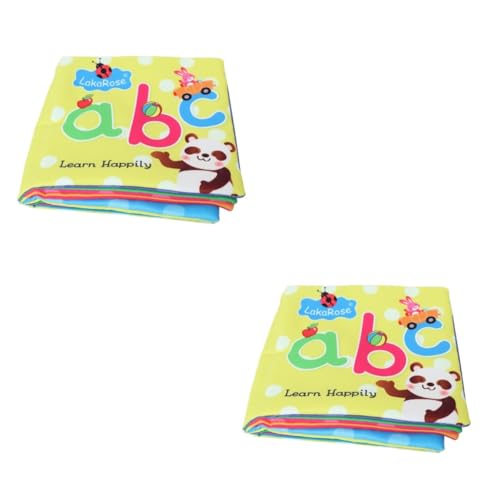 GETAJGHSD 2 STK Lernspielzeug kinderkram Buch babybuch for Baptism entwicklung Babygeschenk Intelligence Toys Educational Toys dreidimensionales Stoffbuch von GETAJGHSD