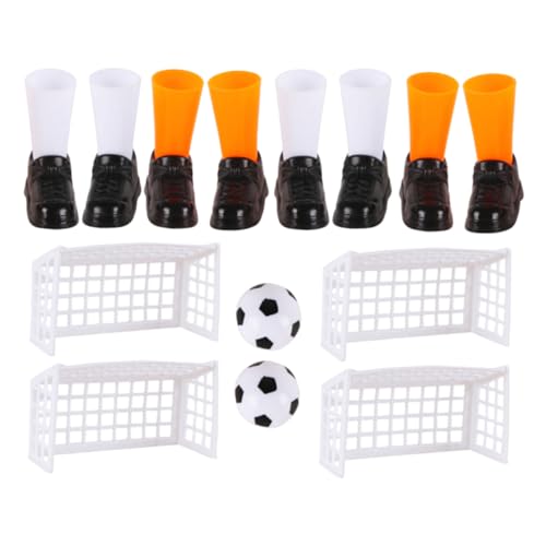 GETAJGHSD 2 Satz Mini-Fingerfußball passendes Spielzeug lustiges Fingerspielzeug Kinder Mini Fußball Tischfußball Spielzeug schienbeinschoner Kinder Fussball Fußball-Actionfiguren Spielzeug von GETAJGHSD