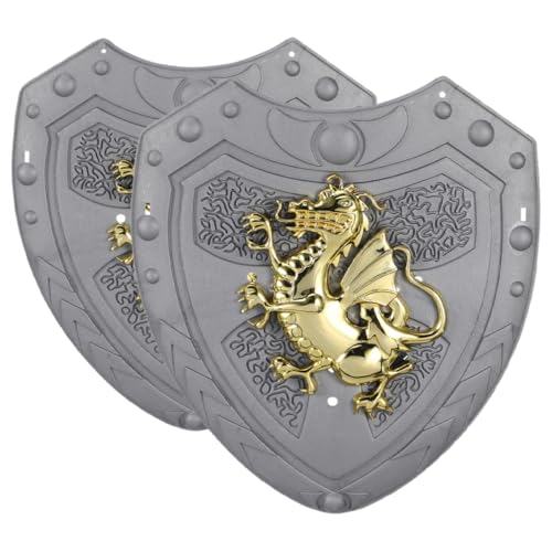 GETAJGHSD 2stücke Mädchen Drachen Schild Spielzeug Für Halloween Kostüme Mittelalterliche Ritter Für Rollenspiele Und Verkleidung Für Jungen Und Mädchen GETAJGHSD 2stücke Mädchen Drachen Schild Spielzeug Für Halloween Kostüme Mittelalterliche Ritter Für Rollenspiele Und Verkleidung Für Jungen Und Mädchen von GETAJGHSD