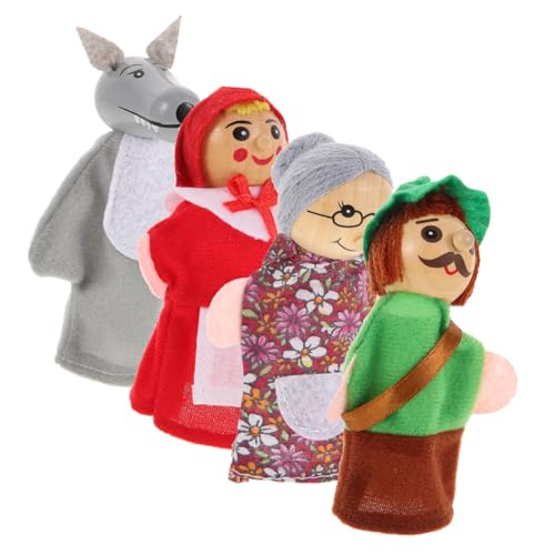 GETAJGHSD 20 STK Fingerpuppe Hand Puppenspielzeug zum Geschichtenerzählen Marionette bidof Plüsch interaktives Spielzeug Kinder Puppen spielzeuge Lernspielzeug Figuren Fingerspielzeug Stoff von GETAJGHSD