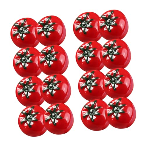 GETAJGHSD 20 Stück Simuliertes Tomatenmodell Tomaten Tischzubehör Künstliche Miniatur Früchte Mini Fruchtmodell Mini Simulation Tomaten Dekor Foto Requisite Gefälschte Früchte von GETAJGHSD