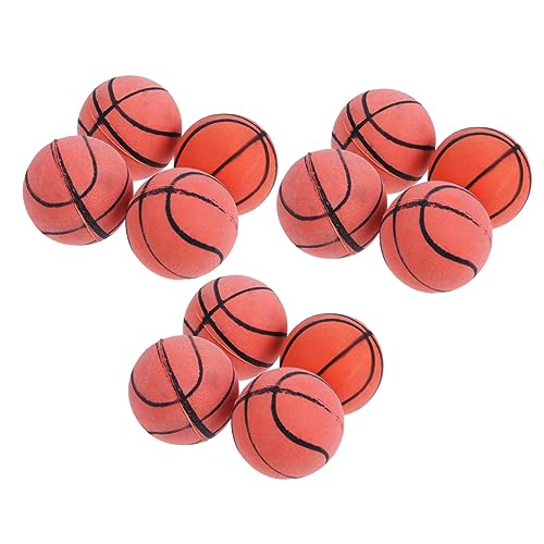 GETAJGHSD 24 STK Mini-Basketball Sportangebot Für Kinder Kleine Bälle Für Kinder Springball Aus PVC Lernspielzeug Für Das Gehirn Kinder Bunter Basketball Hüpfball Für Kinder Plastik Orange von GETAJGHSD