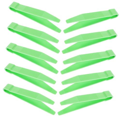 GETAJGHSD 25st Pinzette Für Kinder Bastelpinzette Kinder Pinzette Aus Kunststoff Pinzette Für Experimente Kinder Pinzette Spielzeug Kinderpinzette Experimente-Clips Plastik Green von GETAJGHSD