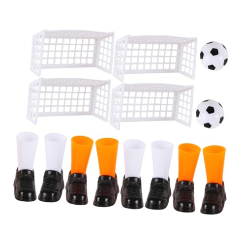 GETAJGHSD 2Er Set Mini Fingerfußball Spielzeug, Fußball Kuchendekorationen, Fußball Kuchenaufsatz Für Jungen, Fußball Puzzle Spielzeug, Kunststoff Fingerpuppen, Fußball Tischspiel, von GETAJGHSD