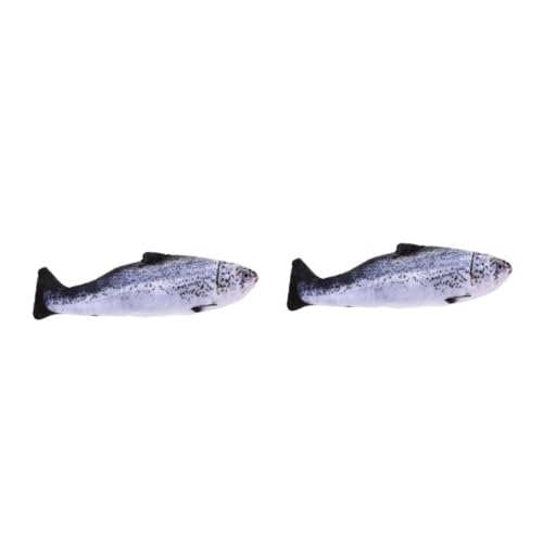 GETAJGHSD 2St Fisch-Wurfskissen gefülltes Fischkissen Fisch Kissen großes Fischkissen Fun Toys for Lustiges Spielzeug für Kinder katzenspielzeug 3D-Fischkissen Fisch Stofftier von GETAJGHSD