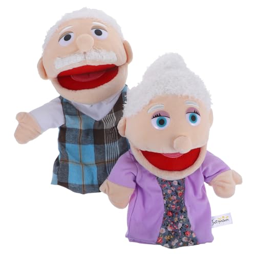 GETAJGHSD 2st Charakter-handpuppe Plüsch Puppentheater Für Kinder Puppen Für Kinder Figurenspielzeug Für Kinder Marionette Vorgeben Mama Handpuppe Fröhliche Helferpuppen Mini Pp Baumwolle von GETAJGHSD