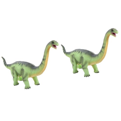 GETAJGHSD 2st Dinosaurier-Spielzeug Kinder Spielzeug Skulptur-deko Modell Kinderspielzeug Spielzeuge Tiere Spielzeug Kleine Tierdekoration Realistische Tierfigur Tierskulptur Baumwolle von GETAJGHSD