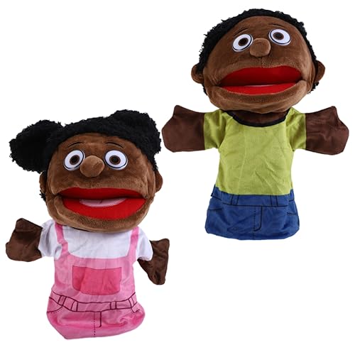 GETAJGHSD 2st Familie Handpuppe Spielzeug Handpuppe Zum Geschichtenerzählen Geschichte Figur Marionette Familienhandpuppe Rollenspiel-handpuppe Lebensechte Handpuppe Cartoon-handpuppe Plüsch von GETAJGHSD