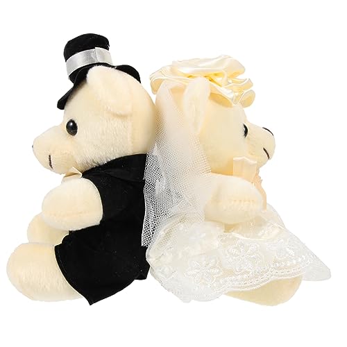 GETAJGHSD Exquisite Handwerkskunst Bär Puppe Hochzeit Bär Ornament für Familie Decor von GETAJGHSD