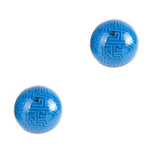 GETAJGHSD 2st Labyrinth Ballspiel Labyrinth-Kugel Spielzeug 3D-Puzzle Kinder Labyrinth Denkspiel 3D-intellekt Intellekt-Labyrinth-Ball Labyrinth-Puzzle-Kugel 3D-rätsel Labyrinth-rätsel Blue von GETAJGHSD