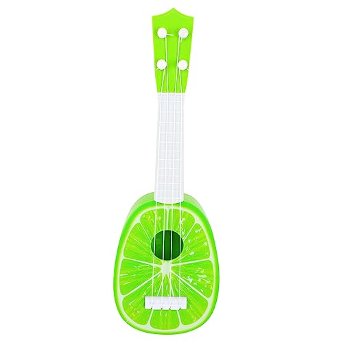 GETAJGHSD 2st Obst-Ukulele Kinder Gitarrenspielzeug Musikspielzeug Für Kinder E-gitarrenspielzeug Für Kinder Kinderspielzeug Akustikgitarre Musikalisches Spielzeug Gitarrenmodell Green Abs von GETAJGHSD