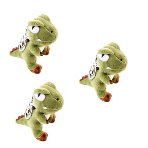 GETAJGHSD 3 STK Dinosaurierspielzeug Plüsch Dinosaurier-stofftier Tierpuppen Weiches Spielzeug Dinosaurier-Spielzeug Tierspielzeug Stofftier-schlüsselanhänger Füllung Für Kuscheltiere von GETAJGHSD